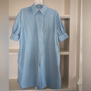 COS Sky Blue Casual Button Down Shirt